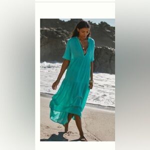 Anthropologie Kallie Gauze Dress